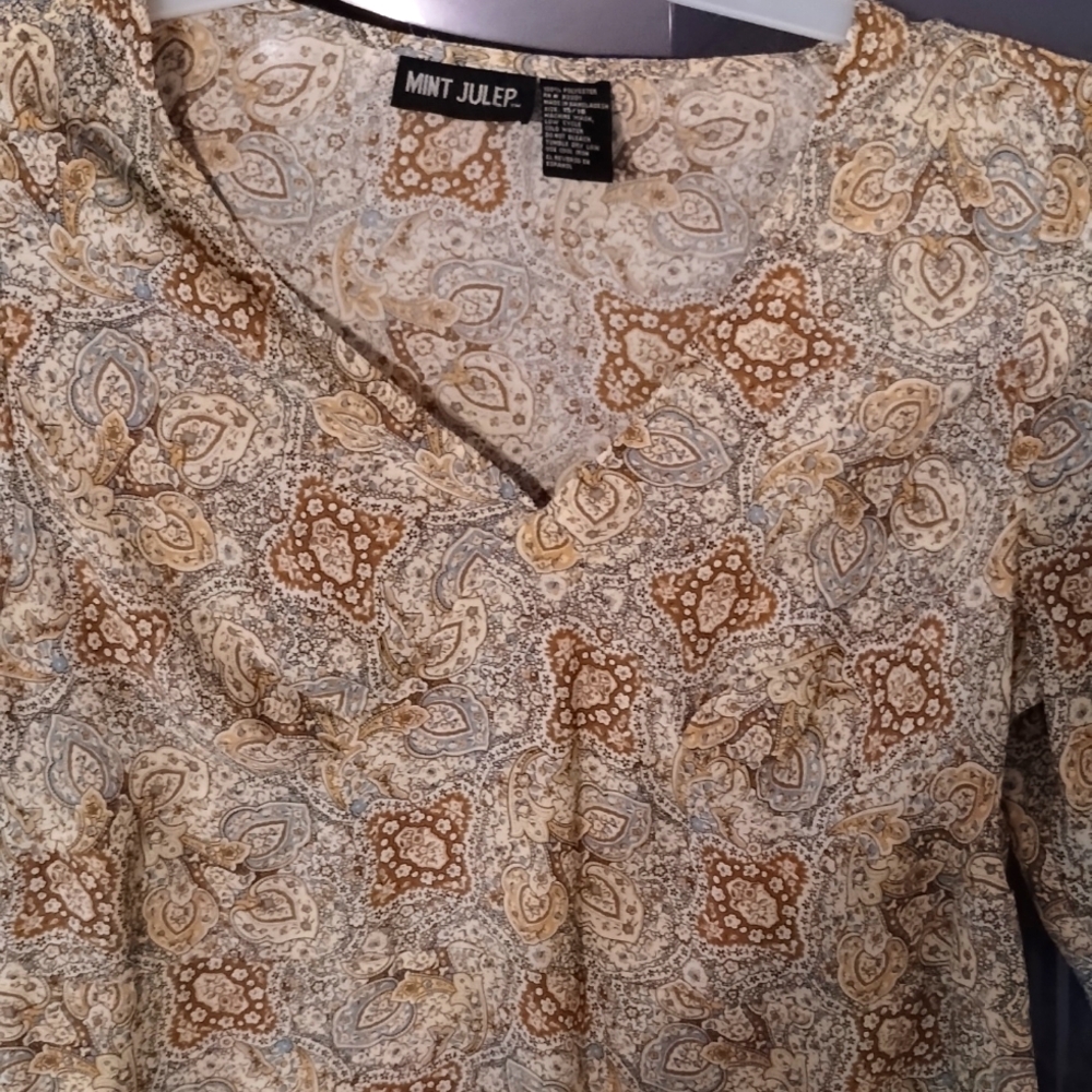 Paisley Mint Julep dress